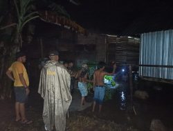 Antisipasi Banjir, Polsek Alas Barat Tinjau Sungai Hingga Pemukiman Warga