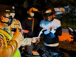 Patroli Cipkon, Petugas Amankan Sajam dan Motor Brong