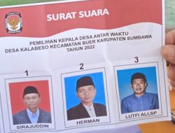 Hasil PAW 2 Desa, Abdul Majid Kades Pernek, Sirajuddin Kades Kalabeso