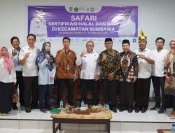 Diskoperindag Sumbawa Gelar Safari Sertifikat Halal dan Baik 