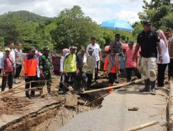 Wabup Novy Tinjau Lokasi Dampak Pasca Banjir di Moyo Hulu 