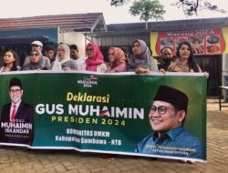 Komunitas UMKM Sumbawa Deklarasi Cak Imin Jadi Presiden 2024 