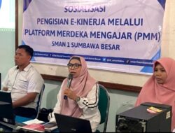 SMAN 1 Sumbawa Gelar Sosialisasi Pengisian e-Kinerja