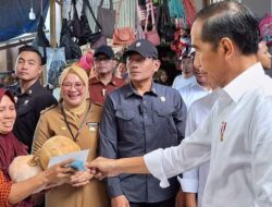 Blusukan di Pasar Seketeng, Jokowi Disambut Histeris Pedagang dan warga 