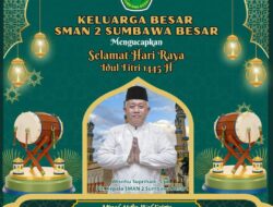 SMA NEGERI 2 SUMBAWA MENGUCAPKAN SELAMAT HARI RAYA IDUL FITRI 1445 H