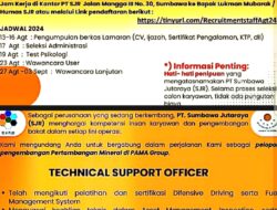 Lowongan Kerja PT Sumbawa Jutaraya (SJR)