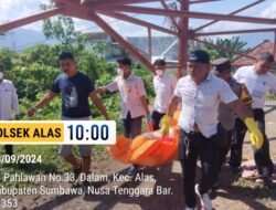 Warga Alas Temukan Mayat di Bawah Tower    