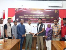 KPU Tetapkan 4 Cabup Cawabup Sumbawa 