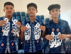 Siswa SMPN 7 Banjarmasin Belajar Seni Kelingking dan Ragam Hias Sumbawa 