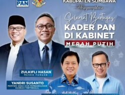 DEWAN PIMPINAN DAERAH PARTAI AMANAT NASIONAL KABUPATEN SUMBAWA MENGUCAPKAN SELAMAT DAN SUKSES ATAS PELANTIKAN