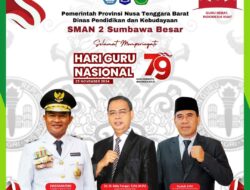 SMA Negeri 2 Sumbawa Mengucapkan Selamat Hari Guru Nasional ke 79 Tahun 2024