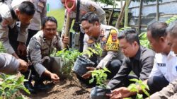 Polres Sumbawa Ikuti Peluncuran Gugus Tugas Dukung Ketahanan Pangan    