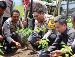 Polres Sumbawa Ikuti Peluncuran Gugus Tugas Dukung Ketahanan Pangan    